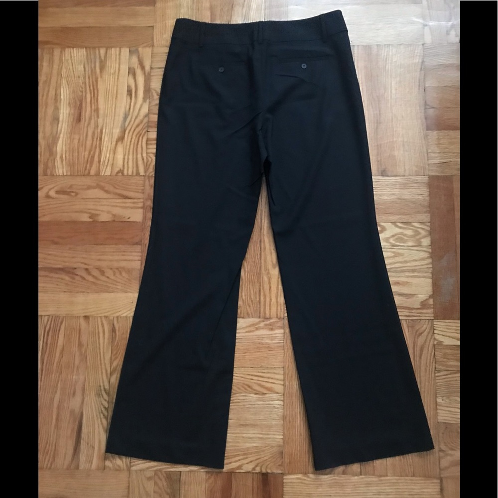 LOFT BLACK STRAIGHT MARISA TROUSER, SIZE: 10 - Picture 6 of 7